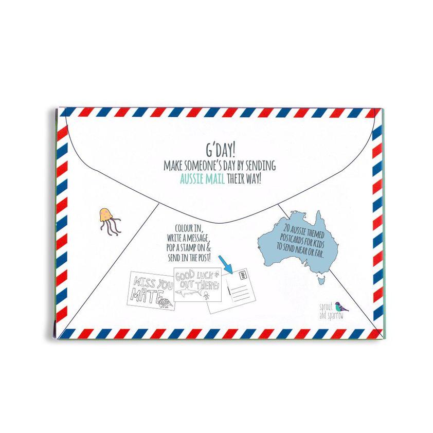 Aussie Mail Colour In Postcards