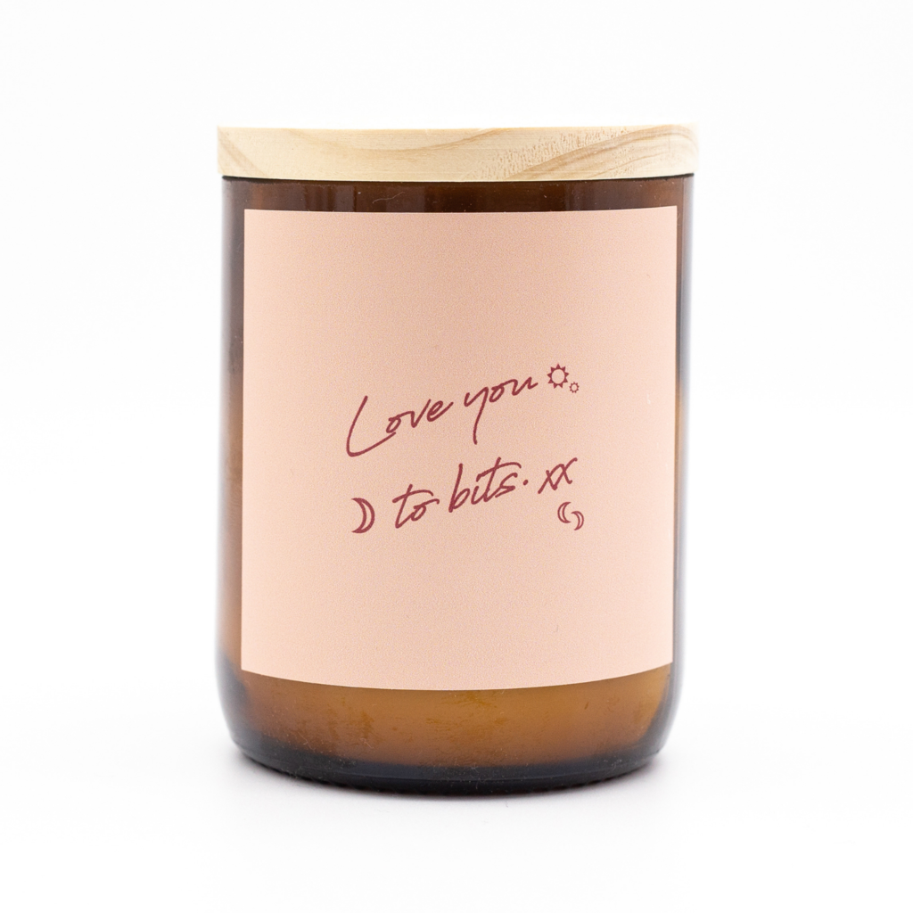 Love you to Bits-Happy Days Soy Candle