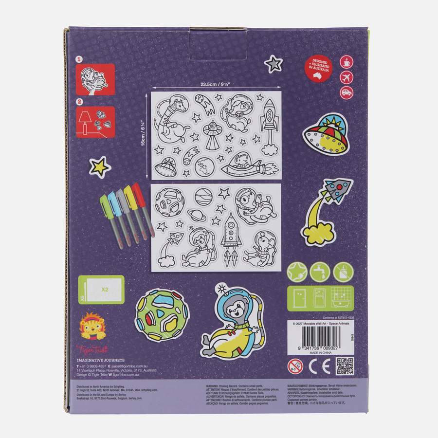 Movable Wall Art - Space Animals