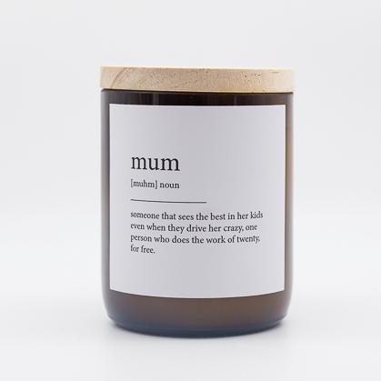 Mum-Dictionary Meaning Soy Candle