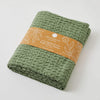 Organic Waffle Throw Blanket - Various Colours