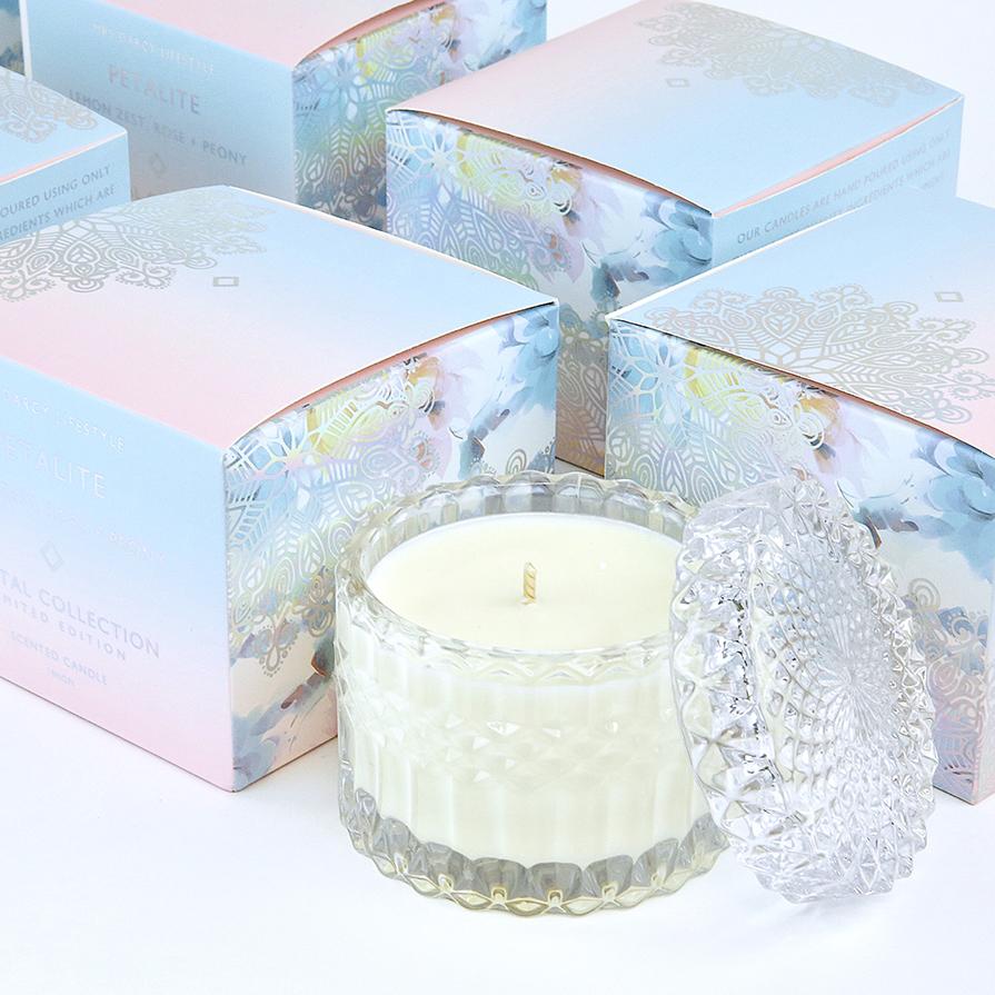 Petite Petalite Candle Lemon Rose Peony