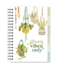 Green Vibes Only Spiral Notebook
