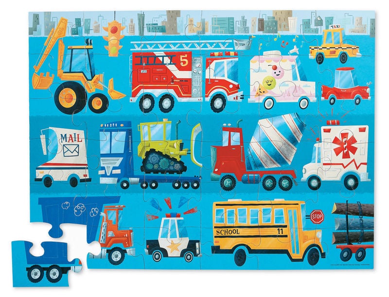 Vehicles Floor Puzzle