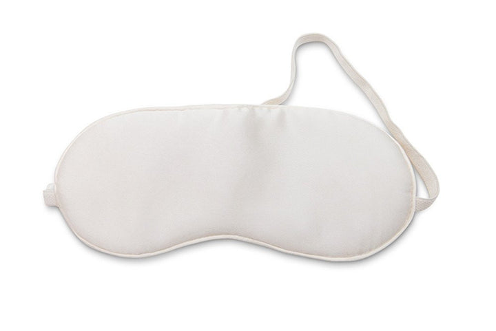 Silk Eye Mask Natural White