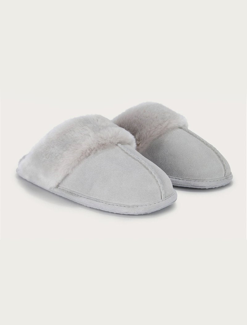 Suede Mule Grey