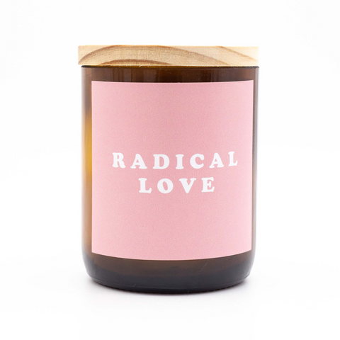 Positive Vibes Heartfelt Quote Candle