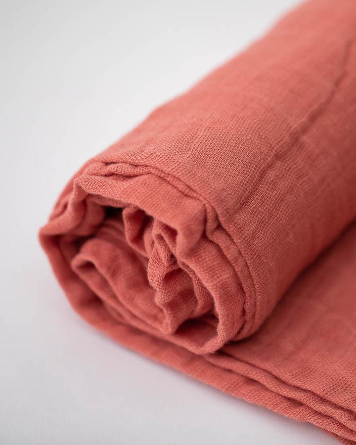 Muslin Swaddle Dusty Rose