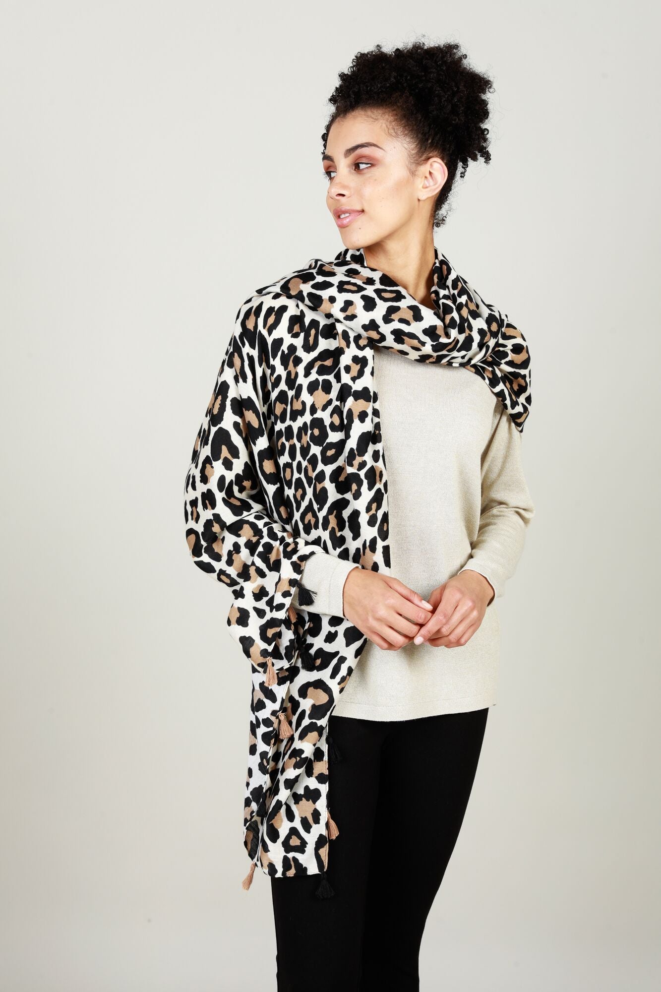 Leopard Print Scarf