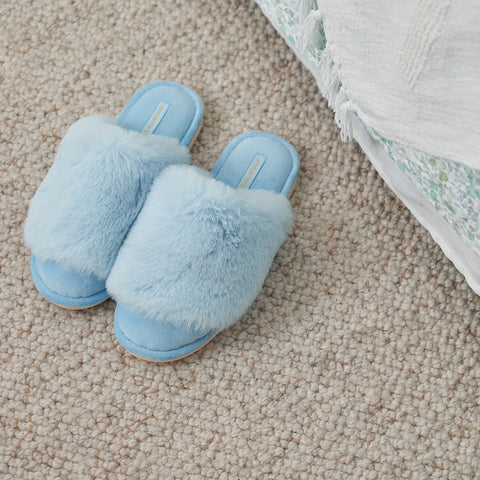 Cosy Luxe Pom Pom Slippers