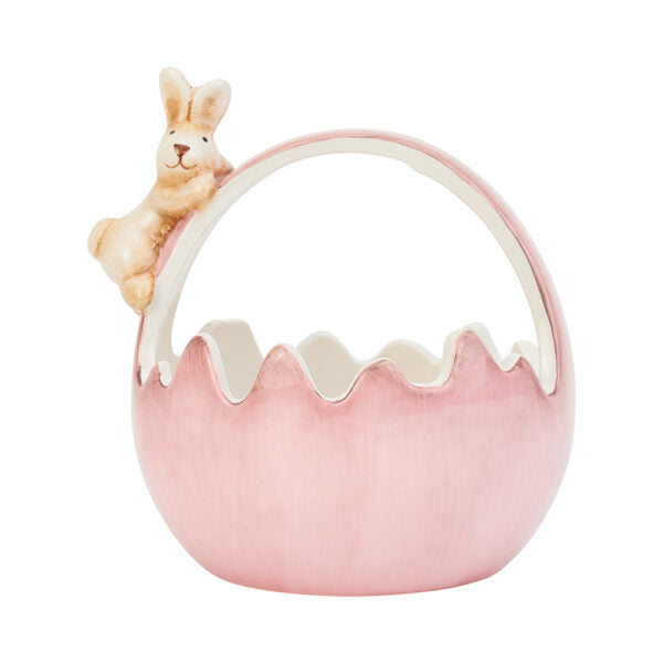 Ceramic Bunny Basket