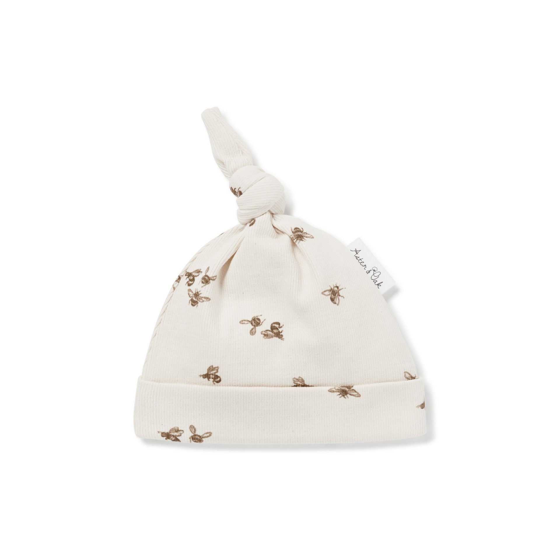 Bee Luxe Rib Knot Hat