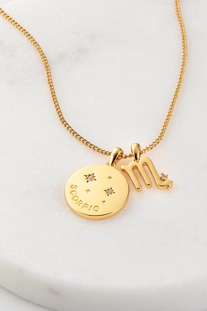 Zodiac Necklace Bliss Co