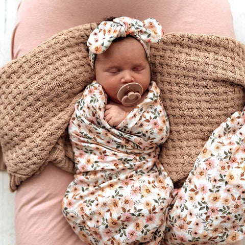 Snuggle Swaddle & Beanie Set