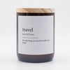 Travel-Dictionary Meaning Soy Candle