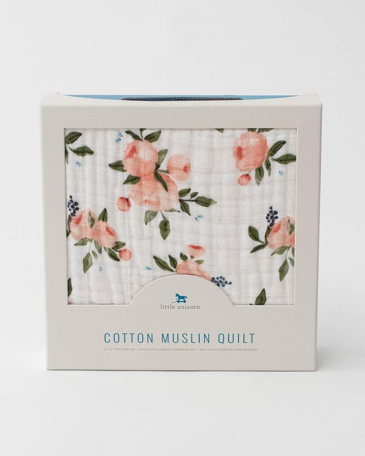 Muslin Quilt Watercolour Roses