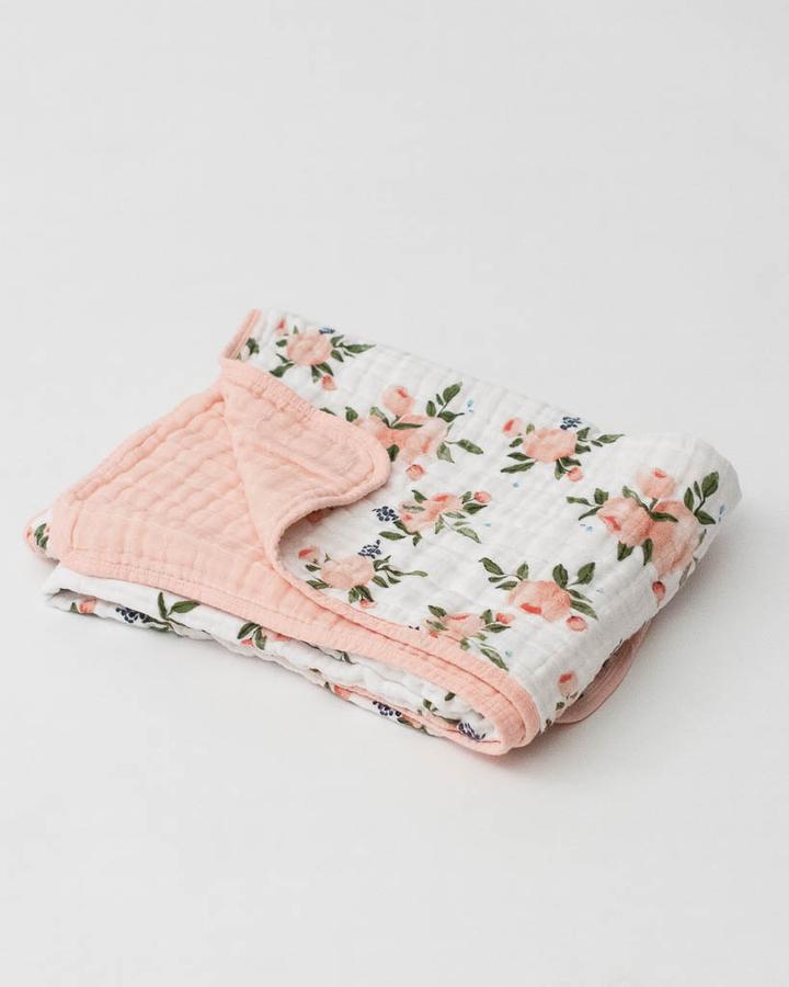 Muslin Quilt Watercolour Roses