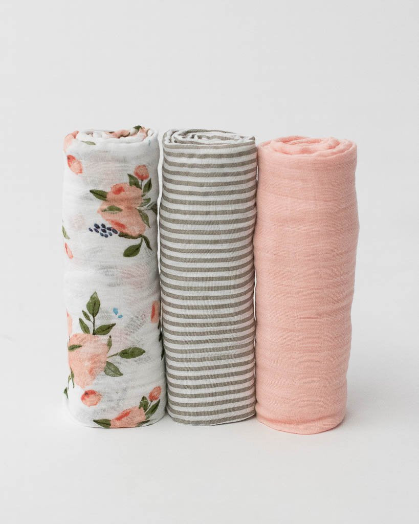 3 Pack Cotton Muslin Swaddle